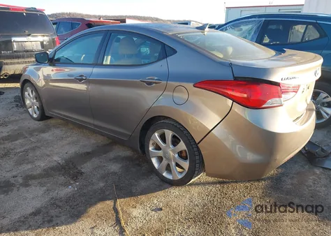 2013 Hyundai Elantra Limited из США, поврежденный, VIN 5NPDH4AE2DH180165